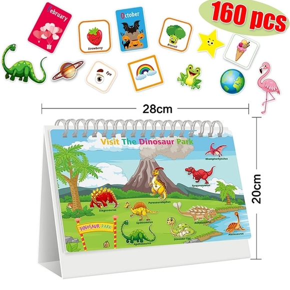 Preschool Busy Book, 30 Themes Preschool Learning Activities for Kids Montessori - Picture 4 of 8